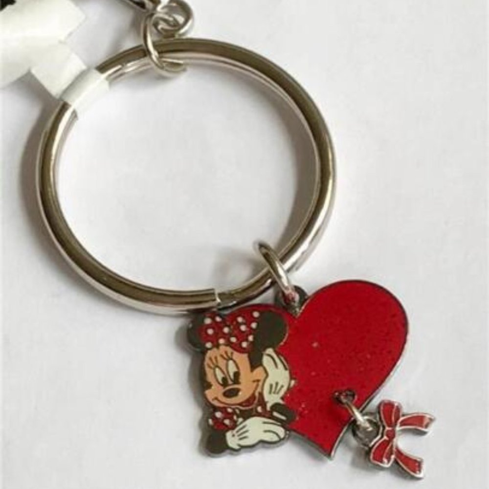 Vintage Disney Minnie Mouse Handbag Purse Charm Keychain Mickey Disneyana
